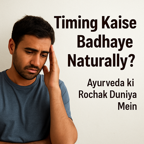 Timing Kaise Badhaye Naturally? Ayurvedic Secrets That Boost Stamina & Confidence
